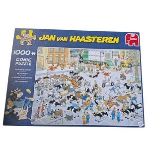 Jan van Haasteren The Cattle Market 1000 Piece Comic Jigsaw Puzzle Jumbo 19075
